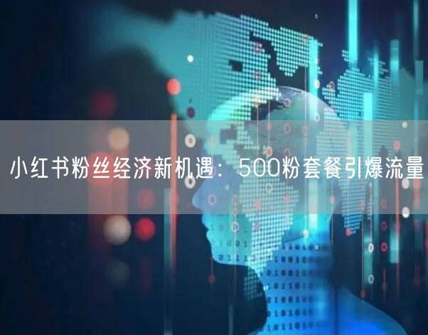 小红书粉丝经济新机遇：500粉套餐引爆流量