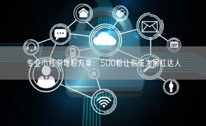 专业小红书增粉方案：500粉让你成为网红达人